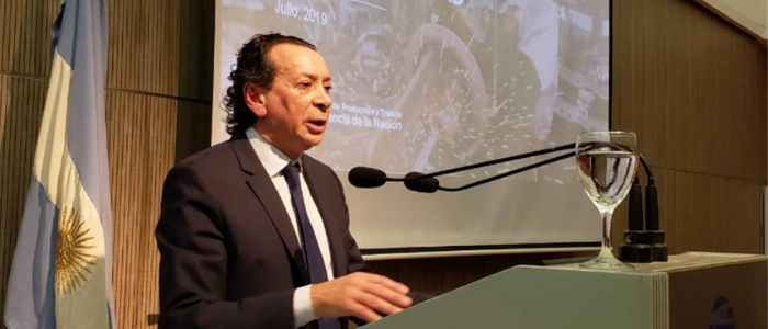 En la Bolsa de Comercio de Córdoba, Sica destacó el ajuste fiscal.